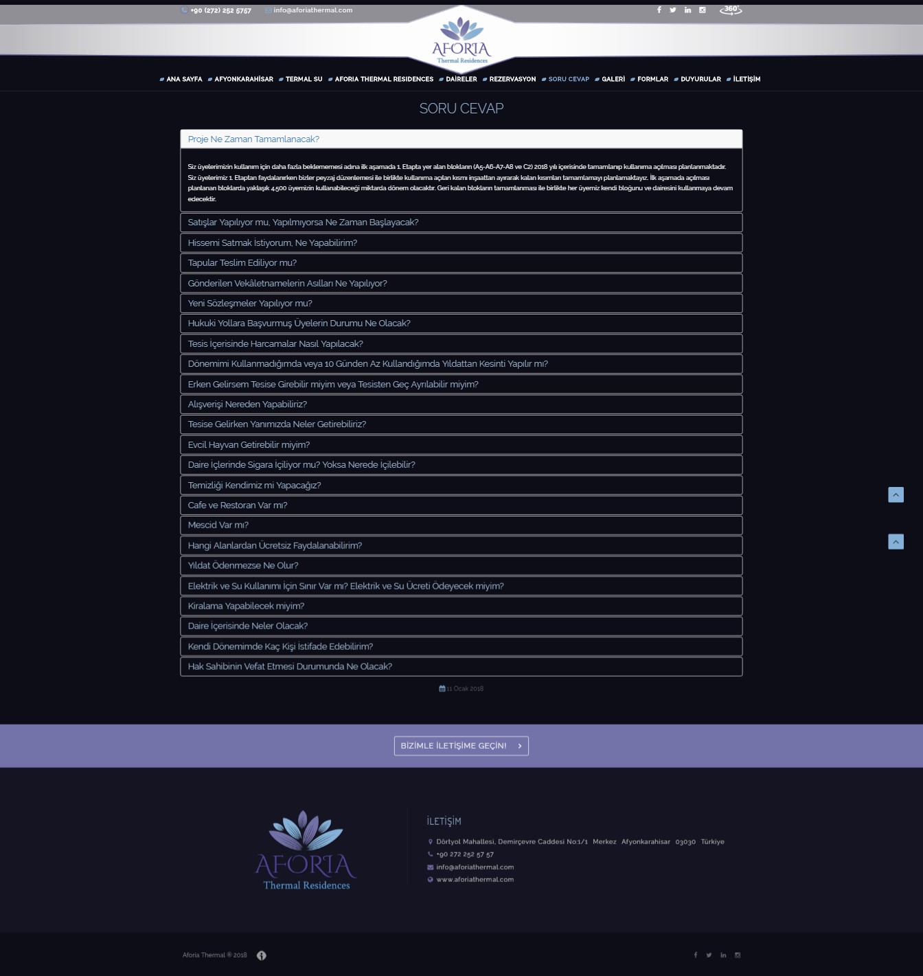 Termal web sitesi ss sayfası tasarımı