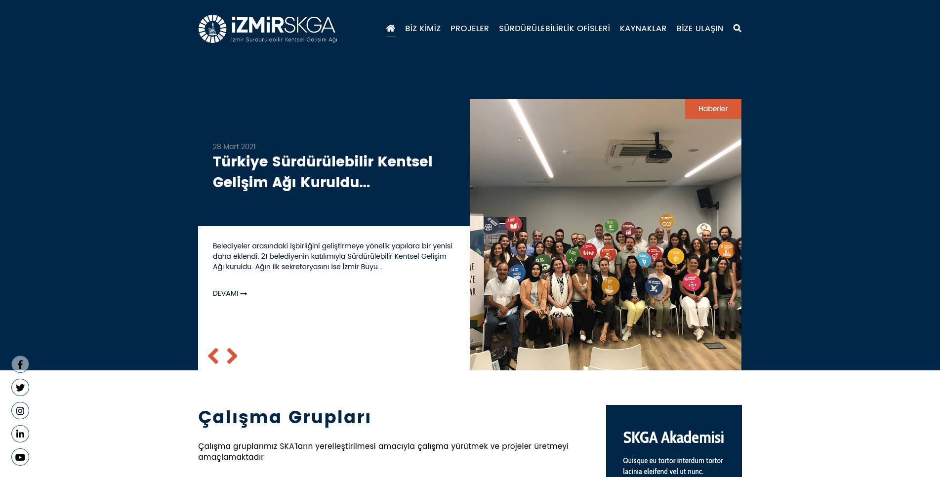 İzmir Skga Stk web site tasarımı örneği